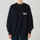 reon-5のストリート風の雰囲気が漂う犬のデザインです。 Heavyweight Crew Neck Sweatshirt