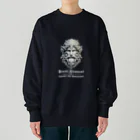 kazu_gの勇気と慈愛の守護神!(濃色用) Heavyweight Crew Neck Sweatshirt