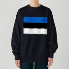 お絵かき屋さんのエストニアの国旗 Heavyweight Crew Neck Sweatshirt