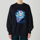 segasworksの恐竜アイスクリーム〜ザクザクアンキロサウルス〜 Heavyweight Crew Neck Sweatshirt