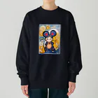 Ray_Webの願いを叶えマウス Heavyweight Crew Neck Sweatshirt