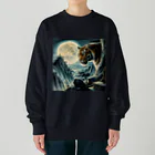 tamabestの山月記　月光と虎 Heavyweight Crew Neck Sweatshirt