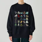 すとろべりーガムFactoryのドットUMA図鑑 Heavyweight Crew Neck Sweatshirt