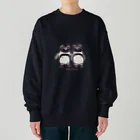 ヤママユ(ヤママユ・ペンギイナ)のふたごのフンボルトペンギン Heavyweight Crew Neck Sweatshirt