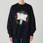 LalaHangeulのEZOMOMONGA(エゾモモンガさん) Heavyweight Crew Neck Sweatshirt