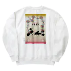 NORI OKAWAの現代ジャパン魔法ステッキ阿修羅 Heavyweight Crew Neck Sweatshirt