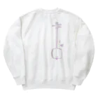 綾錦工房 りこりすの津軽三味線【彩雲】 Heavyweight Crew Neck Sweatshirt