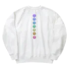 💖宇宙整体♪🌈♪こころからだチャンネル♪💖のcosmicmeditation violet Heavyweight Crew Neck Sweatshirt