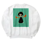 みるめ（はね職人）のかちきさん Heavyweight Crew Neck Sweatshirt