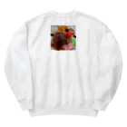 あゆのしおやきの白玉あんみつ Heavyweight Crew Neck Sweatshirt