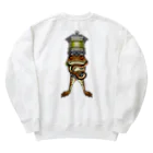 もむのふの爬虫類グッズやさんの天燈鬼・龍燈鬼両面プリント Heavyweight Crew Neck Sweatshirt