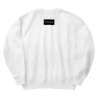 フロー柔術ネットショップのフロー柔術黒長方形ロゴ Heavyweight Crew Neck Sweatshirt