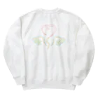 Happy Fluffy* ： 桜香*ののぞクマグ（※背面プリントあり） Heavyweight Crew Neck Sweatshirt