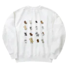 すしマウンテンのにじいろうんちをするいろんなわんこ Heavyweight Crew Neck Sweatshirt