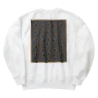 HI10×2KI design-ヒトトキデザイン-のmoose alaska pattern Heavyweight Crew Neck Sweatshirt