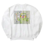 おにくちゃんのサムサワカサ Heavyweight Crew Neck Sweatshirt