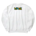 ねこのLAPHCONESSのラフヴーリン　アメコミ風透過 Heavyweight Crew Neck Sweatshirt