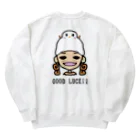 HappybirthdayのGOOD LUCK!! ゆきちゃん  Heavyweight Crew Neck Sweatshirt