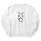 mon chou chouのカラフルうさぎのラビ丸君★ Heavyweight Crew Neck Sweatshirt