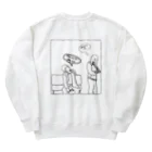 プールのDAMARESHI(白) Heavyweight Crew Neck Sweatshirt