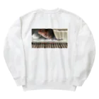 カメオタクの飼育箱のヒョウモントカゲモドキ＆ニシアフリカトカゲモドキ Heavyweight Crew Neck Sweatshirt