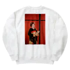 舞妓グッズ専門店『オツボネーズ』のあっこねえさん（ワンポイント） Heavyweight Crew Neck Sweatshirt