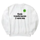 Nice Japanese words? !のPuedo transformarme 2 veces más Heavyweight Crew Neck Sweatshirt