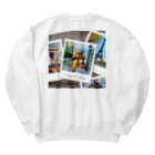 串カツワールドの串のプロ Heavyweight Crew Neck Sweatshirt