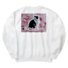 nekousagi*∩..∩のさくらハナちゃん🌸 Heavyweight Crew Neck Sweatshirt