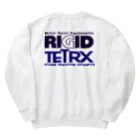 リジット・モータースポーツのALPHA紺-RIGID紺-TETRX紫 Heavyweight Crew Neck Sweatshirt