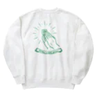 じゅんまい商店の日本酒おかわり（Green） Heavyweight Crew Neck Sweatshirt