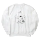 乃atoのアヒル×病み Heavyweight Crew Neck Sweatshirt