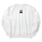 happygoの空飛ぶキノコ Heavyweight Crew Neck Sweatshirt