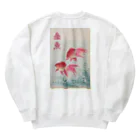 大正ロマン・昭和モダンの小原古邨_金魚二匹 Heavyweight Crew Neck Sweatshirt