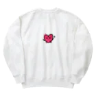 とんちゃんのお姉さんウィンちゃんとハートちゃん Heavyweight Crew Neck Sweatshirt