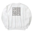 genesis_the_endの犬猫の出会い Heavyweight Crew Neck Sweatshirt