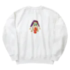 onmycolorの楽描き店のそばかすこちゃん with LOVE Heavyweight Crew Neck Sweatshirt