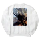 Peppermint | MikaのBlack stings Heavyweight Crew Neck Sweatshirt