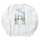 Breezeの青空と向日葵と Heavyweight Crew Neck Sweatshirt