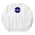 隣の越後屋の頑張れ消防団 Heavyweight Crew Neck Sweatshirt