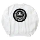 縁起物屋のだるま Heavyweight Crew Neck Sweatshirt