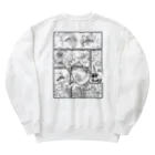 MOG WORK'sの六つ目パンデミック計画 BLACK Heavyweight Crew Neck Sweatshirt