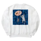 あちゃ坊のお店のベロベロねこ　おひるね Heavyweight Crew Neck Sweatshirt