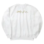 わんだーぱうだーの愛犬と一緒なら全てがよくなります！ Heavyweight Crew Neck Sweatshirt