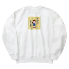 にぶたんオリジナルショップの笑う門にはにぶたん来たる Heavyweight Crew Neck Sweatshirt