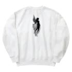 じょいちぃのtear angel（ロゴ付き） Heavyweight Crew Neck Sweatshirt