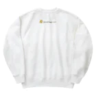 Love and peace to allの私は鉄の心臓を持っています Heavyweight Crew Neck Sweatshirt