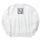 可愛いチワワグッズショップのホワイトチワワちゃん Heavyweight Crew Neck Sweatshirt