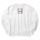 可愛いチワワグッズショップのホワイトチワワちゃん Heavyweight Crew Neck Sweatshirt