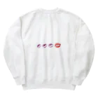 Cafe Lounge & Library pratimākrrm cĥā -ゆるやかな彫刻-のリップ💋リップ💋 Heavyweight Crew Neck Sweatshirt